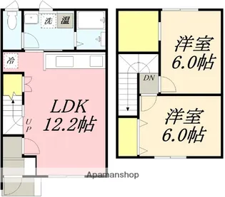 コーポ坂田Ⅱ【2号室】の間取り