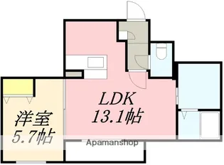 ソレミア【4階】の間取り
