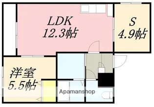 インフィニティ宮前【1階】の間取り