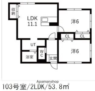 ジェクター(GECTER)【1階】の間取り