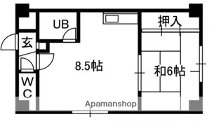 林ビル【303号室】の間取り