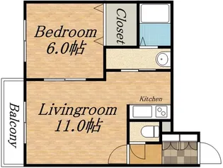 モンレーヴ豊平公園【2階】の間取り