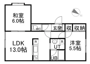 バンブー10【103号室】の間取り