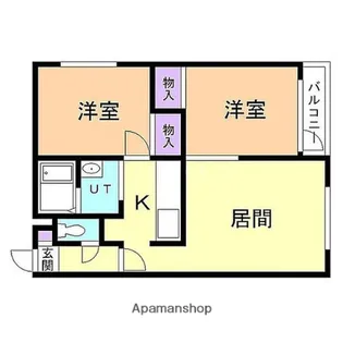 エステートマイリー【2階】の間取り