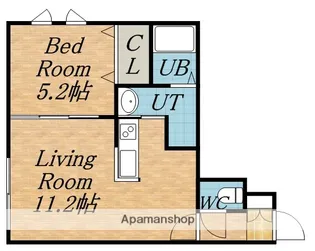 マリーノ【401号室】の間取り