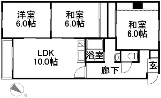 第2タヂカビル【501号室】の間取り