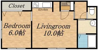 COG月寒公園【2階】の間取り