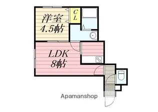 ヒールコート【305号室】の間取り