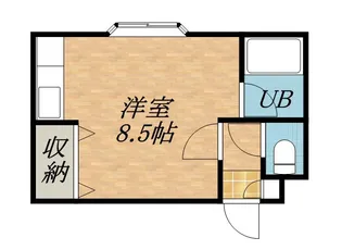 パルコート菊水42【401号室】の間取り
