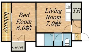 コート豊平【00901号室】の間取り