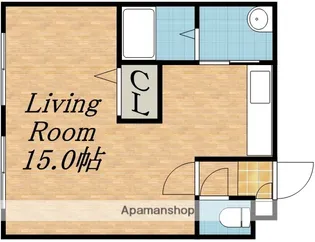 栄通銀座パレス【407号室】の間取り