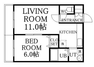 栄通銀座パレス【302号室】の間取り