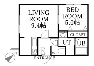 プレスタール【3階】の間取り