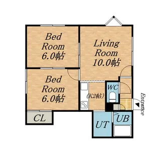 エスコートセピア館【2階】の間取り