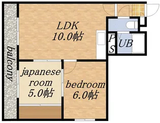 MORE HONGO【00501号室】の間取り