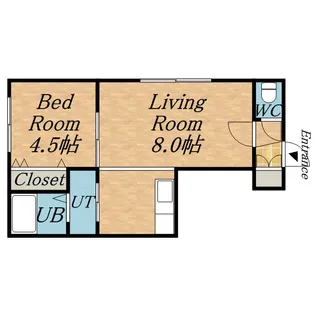 サウザンドファイン厚別【0205号室】の間取り
