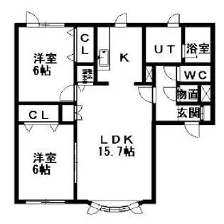 ストリート11【103号室】の間取り