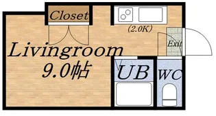 ロジングカントリー【4階】の間取り