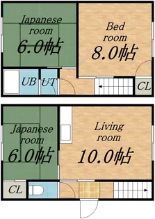 あおいハウスB【103号室】の間取り