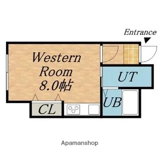 M’SⅡ【502号室】の間取り