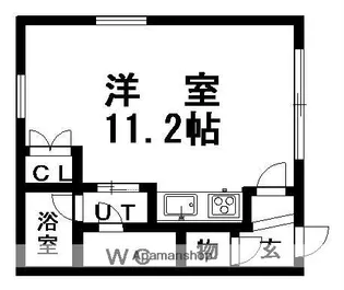 センタービレッジ813【D号室】の間取り