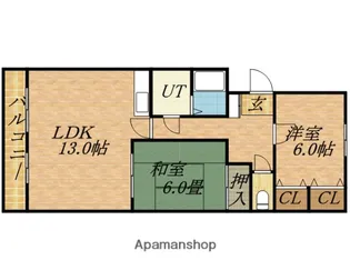 フォレストメモリー【3階】の間取り