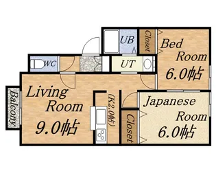アーヴァン84【102号室】の間取り