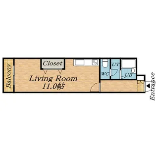 セーフウェイ本郷【00603号室】の間取り