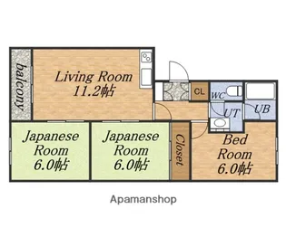 メーゾン榊【502.号室】の間取り