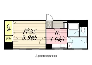 1LDKの間取り画像