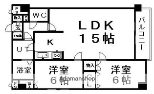 ファミリーコーポ【202号室】の間取り