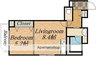 ドリームアベニュー広和NO,16【1003号室】の間取り