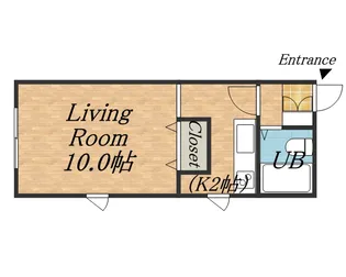 エルフィーネⅡ【201号室】の間取り