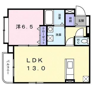 フレッシュリーヴス【3階】の間取り