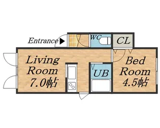 フォレスト栄弐番館【302号室】の間取り