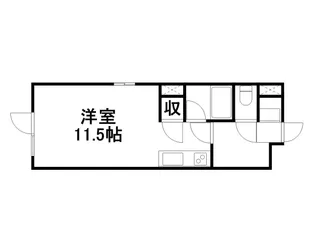 NACビル豊平【8階】の間取り