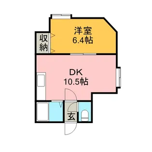 グリーンコート青葉【101号室】の間取り