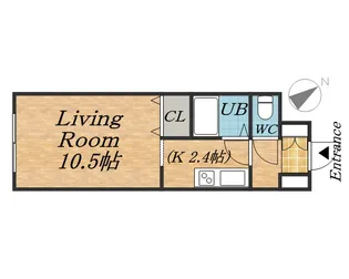 プルミエ501【302号室】の間取り