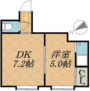 ロイヤルミレイ【202号室】の間取り