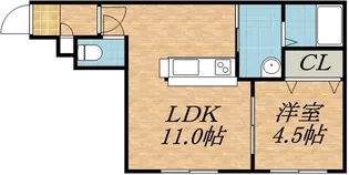 セントラルリッツ30【107号室】の間取り