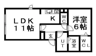 DIASトムトム【201号室】の間取り