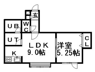 ユートピア【103号室】の間取り