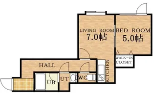エルズカーサ【205号室】の間取り