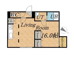 ラプラスワン【3階】の間取り