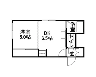 ソフィア菊水【13号室】の間取り