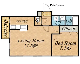 カーサパズ【401号室】の間取り