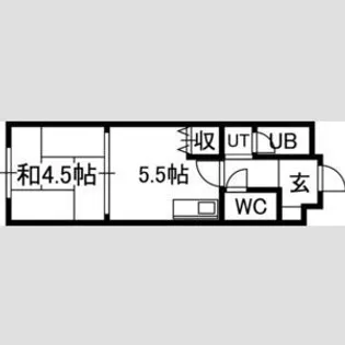 メゾン22【00208号室】の間取り