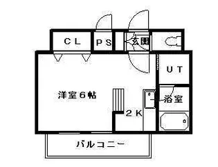 コスモス東札幌【00807号室】の間取り