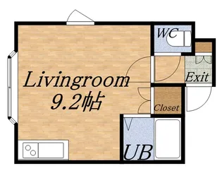ルミエールフジ【3階】の間取り