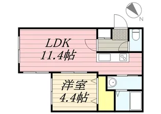 グランメールKIKUSUI【2階】の間取り